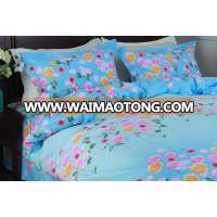 100% Polyester Printed Microfiber Bed Set Duvet Cover Bed Sheet Pillowcase Bedding Sets