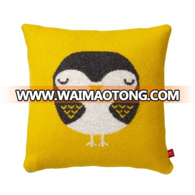 creative animal print outdoor owl cushion