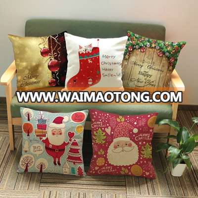 lumbar support custom printing christmas cushion